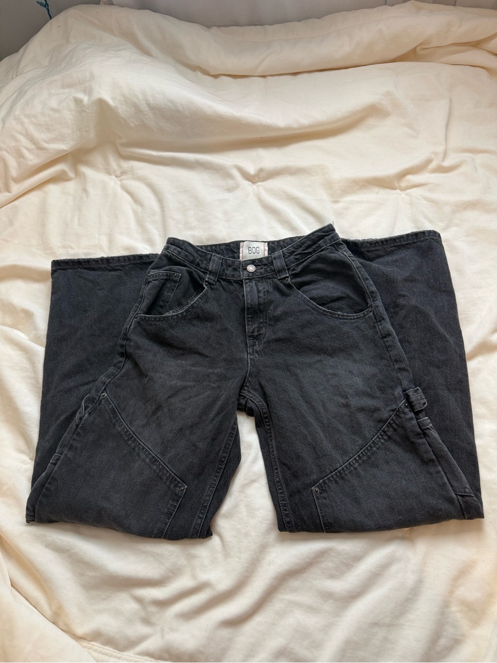 Urban outfitters-BDG Black Carpenter-Style Jeans